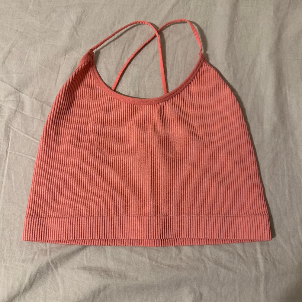 Colsie Seamless Ribbed Brami - Picture 2 of 4